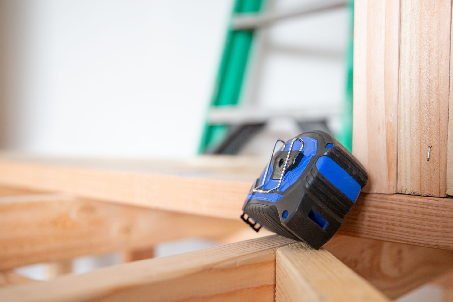 Construction area in a home interior